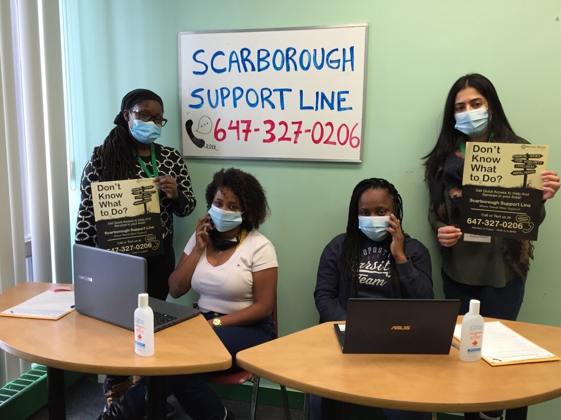 Featured image for “‘We’re in the business of human connection’: How Warden Woods’ all-in-one telephone support line is helping Scarborough residents during the pandemic”