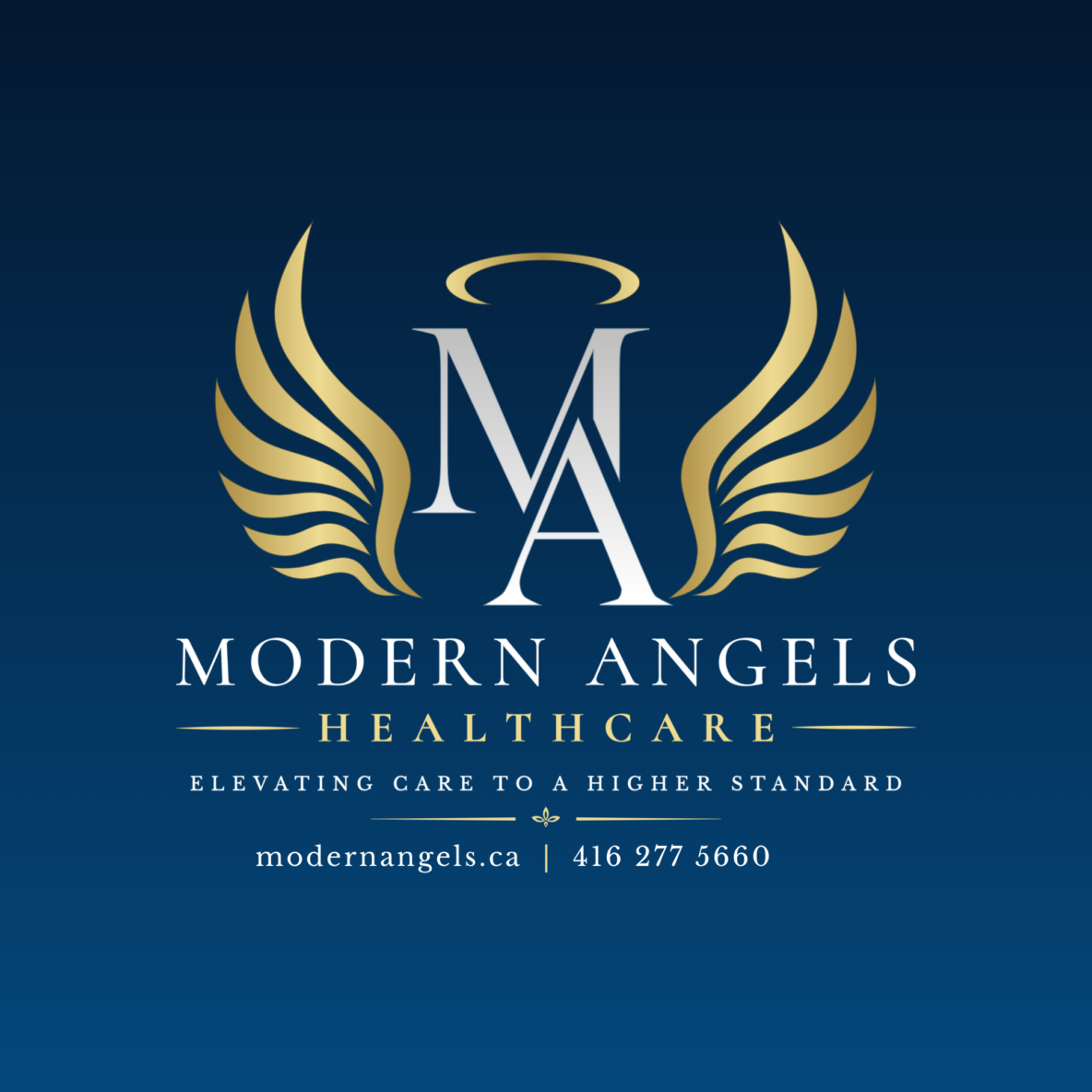 logo for modern angels healthcare